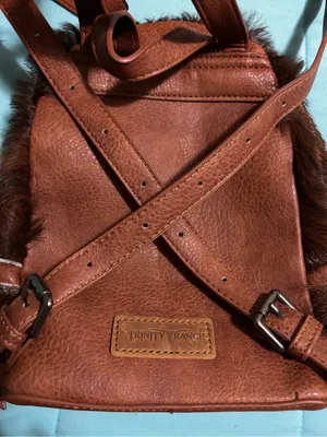Trinity Ranch Montana West Hair-On Cowhide Backpack Purse + Card Holder RARE thumbnail 2