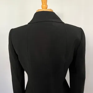 Arthur S Levine Black Belted Jacket Blazer thumbnail 5
