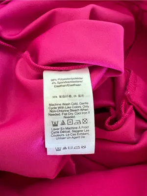 DKNY Women's‎ Wide Leg Fuchsia Pink Classic Crepe High Rise Trouser Pants thumbnail 10