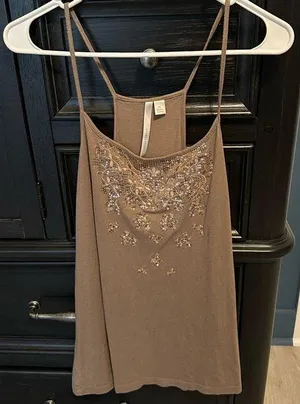 Lauren Conrad sequin tank, size XL thumbnail 1
