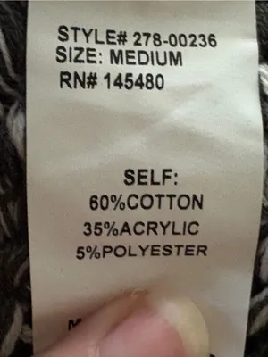 Mo:Vint Black/Gray/White Crocheted Swester Vest Sleeveless Top NWT thumbnail 7