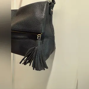 Kate Spade Large Maria Southport Avenue Black‎ Leather Cross Body thumbnail 5