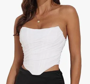 Amazon White Corset Top thumbnail 1