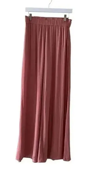 Zara Burnt Orange Pink Coral High Waisted Pull On Casual Y2K Lounge SZ S #1693 thumbnail 1