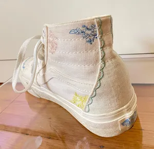 Vans Limited Edition Embroidered High Top Sneakers thumbnail 4