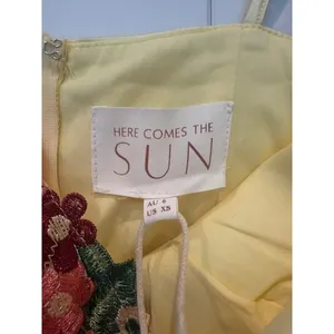 Here Comes The Sun Lemon Floral Mini Dress US XS Australian 6‎ Party thumbnail 5