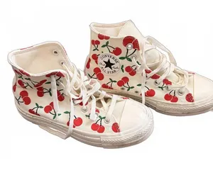 Converse Chuck Taylor All Star High Top Sneakers with Cherry Print thumbnail 1