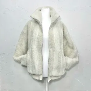 Athleta Willow Fleece Sherpa Bomber Jacket thumbnail 5
