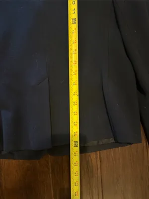 Jones New York Navy Three-Button Wool Blend Blazer Size 8 thumbnail 5