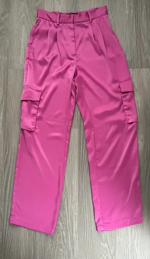 Dynamite Satin Cargo Pants thumbnail 3