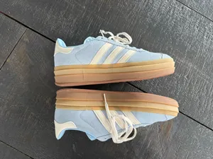 Adidas Gazelle Sneakers blue platform 8.5 thumbnail 4