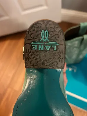 Lane Cowgirl Boots Green Size 7.5 thumbnail 2