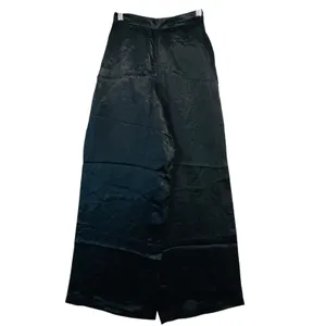 Athleta Calm Cool Wide Leg Pants XXS Black‎ Lounge Relaxed Fit Flowy Comfy Cupro thumbnail 2