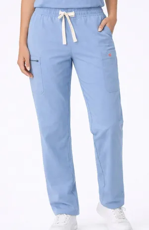 FIGS Yola Technical Collection Scrub Pants Women’s L | Ceil Blue | EUC thumbnail 1
