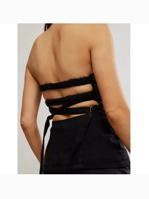FREE PEOPLE NWT Lora Tube / Black thumbnail 4