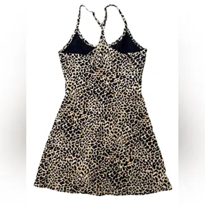 Outdoor Voices The Exercise Dress NEW Version Leopard Print Tennis Running XS thumbnail 9