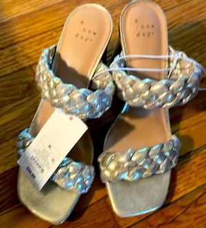 End of Summer Sale-A New Day Stacey Metallic Mule thumbnail 1