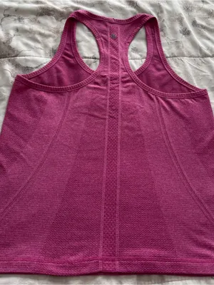 Lululemon Swiftly Tech Raceback Pink Performance Tank Top, size 4 athletic gym thumbnail 15