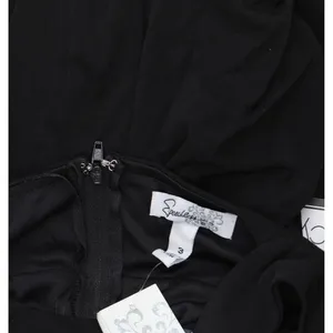 Speechless Juniors Embellished Ruched Cutout Gown Dress Black 3 thumbnail 4