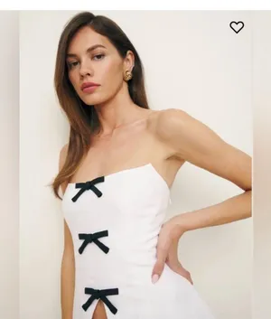 Reformation New Aspen Linen Tank Vest thumbnail 5
