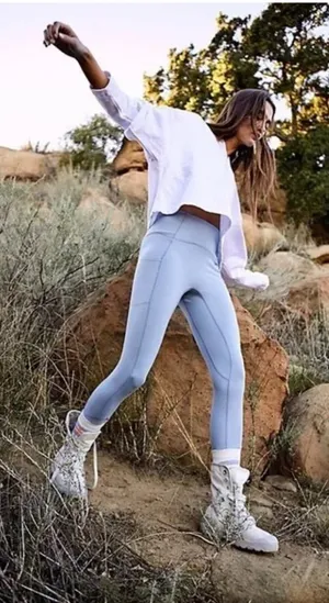 FP Movement by‎ Free People Sock It To Me Blue Leggings- Size XS thumbnail 1