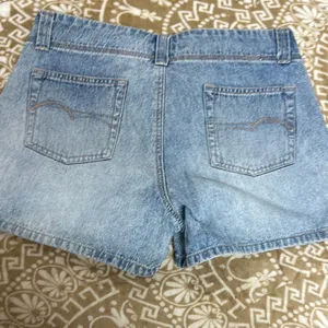 Classic Blue Jean Shorts with Comfortable Fit thumbnail 5