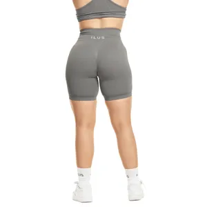 ILUS Seamlux Intensify Athletic shorts Large NWT Gray thumbnail 4