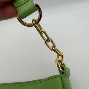 Tory Burch Crossbody Bag Green Pebbled Leather Preppy Classic Colorful Designer thumbnail 10