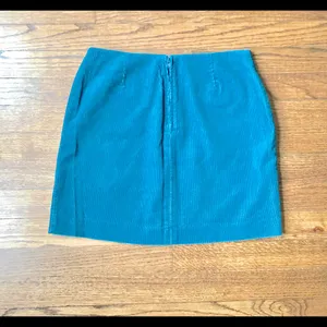 Old Navy Teal Blue Courdory Short Skirt Sz 1 thumbnail 4