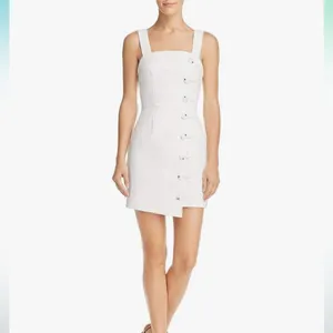 Revolve Finders Keepers Mila Sleeveless Button Detail Mini Dress size XL Nwot thumbnail 8