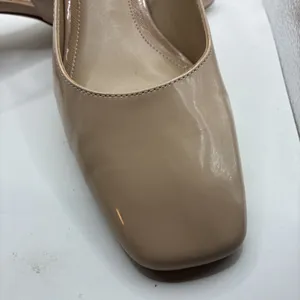 Sam Edelman Women’s Terra Slingback Block Heel Pumps Tan Nude Square Toe 7.5 New thumbnail 4