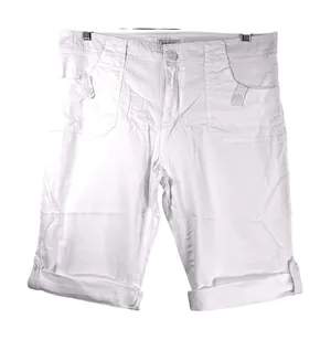 Charter Club White Bermuda Shorts Womens 16 Regular Stretch Cotton Cuffed Hem thumbnail 1