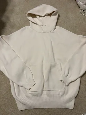 ALO Yoga Cream Scholar Knit Hooded Sweatshirt thumbnail 1
