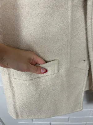 Amazon Cream Light Sherpa Boucle Knit Vest Size L thumbnail 5
