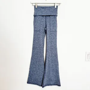 Aerie Offline Hugger Pants Size XS Foldover High Waist Flare Leg Yoga Loungewear thumbnail 2
