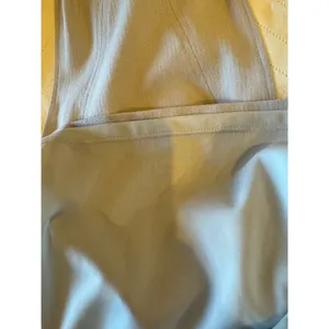 Helmut Lang Dress Women‎ 10 Gray Cream Blistered Leather Panel Sheath Mini thumbnail 11
