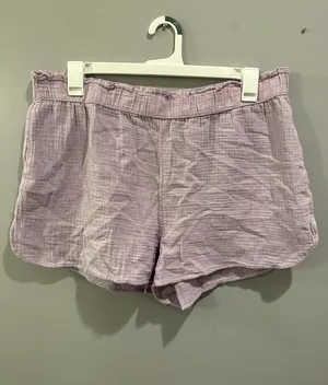 Universal Threads Purple Linen Shorts thumbnail 1