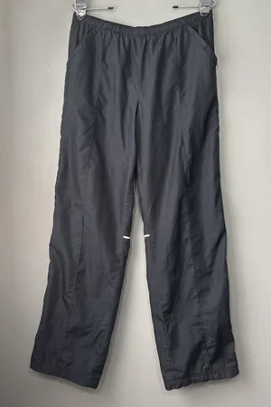 Nike Track Pants Size Medium Black Lined Gorpcore Streetwear Athletic Wind Baggy thumbnail 1