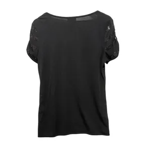 Candies Womens Top XL‎ Y2K Black Sequin Stripe Party Clubwear Retro Sparkly Glam thumbnail 3
