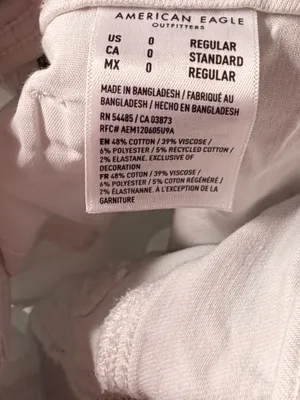 American Eagle White Jeans thumbnail 7