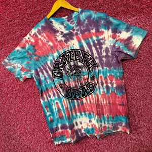 Grateful Dead BIg Bertha purple pink oversized Tie Dye Large thumbnail 3