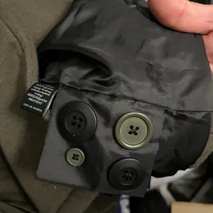 NWOT Apt. 9 Dark Green militar Double-Breasted Pea‎ Coat thumbnail 7
