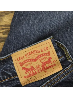 NEW Levi's 501 Curve Stretch Jeans Button Fly Dark Blue 25x30 thumbnail 7