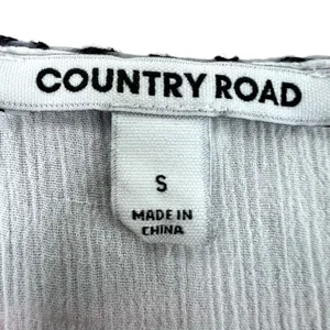 Country Road Bohemian Embroidered Sleeveless Blouse Boho Southwestern‎ Top, Sz S thumbnail 3