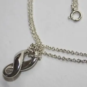 Tiffany & Co. Sterling Silver figure 8 infinity necklace thumbnail 4