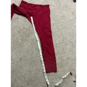 Lululemon Tight Stuff Tight II Reflective Luxtreme Size 8 Ruby Red RUBR‎ 05014 thumbnail 7
