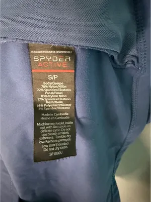 Spyder Active Women's Long Sleeve Performance Shirt Size Small Blue thumbnail 3