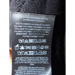 Guess Jet Black Sweater Black & White Womens Large NWT thumbnail 4