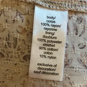 Maurices Crochet Camisole in Gold and Brown thumbnail 5