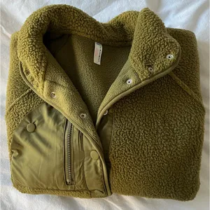 Movement Hit The Slopes Fleece Jacket | Army Green thumbnail 9